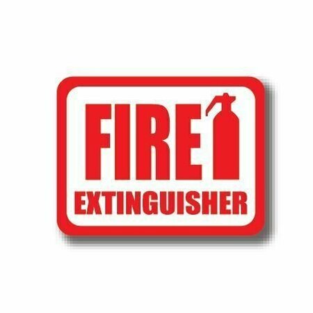 ERGOMAT 30in x 21in RECTANGLE SIGNS - Fire Extinguisher DSV-SIGN 630 #0313 -UEN